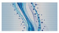 d-c-fix Barcelona 200 x 65 cm Blauw/Wit Patroon PVC Antislip Badmat