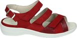 Strober HEDWIG 74023K Dames slippers Rood Maat 37