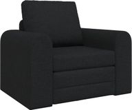 vidaXL Slaapbank Zwart Stof 98 x 71 x 83 cm