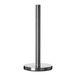 Premier Brands of America Premier Housewares 511187 Keukenrolhouder, verticaal, geborsteld roestvrij staal, met sokkel, 33 x 15 x 15 cm, zilver
