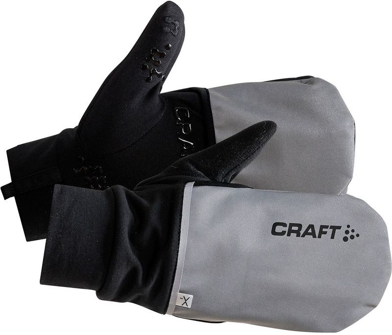 Craft Hybrid Weather Handschoenen - silver/black - Maat: -