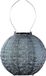 Lumiz Folia Rond Solar Tuinverlichting - 20 cm - Grijs Blauw
