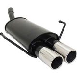 Opel Astra H Sport Silencieux arrière 2x76mm Acier inoxydable avec ABE