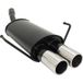 Opel Astra H Sport Silencieux arrière 2x76mm Acier inoxydable avec ABE