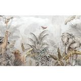 Jungle Papier Peint Panoramique - Animaux - 512 cm X 320 cm