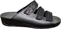 Rohde Grijze Leren Dames Slipper - Grijs - 36