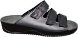 Rohde Grijze Leren Dames Slipper - Grijs - 36