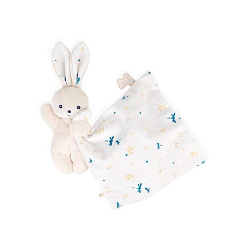 Kaloo - Carré Douceur - konijnen knuffeldoek zacht wit - 18 x 18 cm - K972000