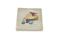 Nataluna L.Santa C/motorfiets servetten 33 x 33 cm, 20 stuks, zoals afgebeeld