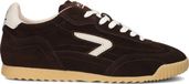 HUB Heren Lage sneakers Dayton - Bruin - Suède - Maat 40