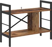 vidaXL Boekenplank 3-laags Bewerkt Hout Oud Hout 75 x 30 x 58,5 cm