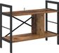 vidaXL Boekenplank 3-laags Bewerkt Hout Oud Hout 75 x 30 x 58,5 cm