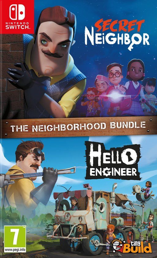 Atari SA Secret Neighbor + Hello Engineer - The Neighborhood Bundle Switch Game