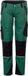 Planam dames werkbroek Norit (6410) - Groen | Zwart - 54