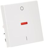 Busch-Jaeger 2CKA001751A2750 Uitschakelaar, Afdekking Axcent Verkeerswit, Wit
