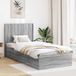vidaXL Bedframe met opbergruimte en hoofdeinde Sonoma grijs