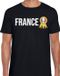 Bellatio Decorations Verkleed shirt heren - France - zwart - supporter - themafeest - Frankrijk XXL