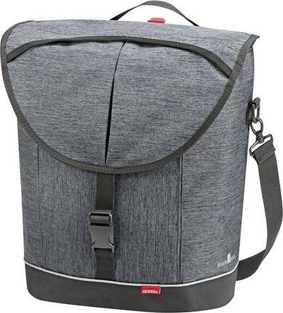 KlickFix Cita 2 Pannier Bag, grey