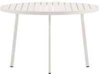 Hioshop Giardini Ronde Eettafel Beige Metaal 120 cm