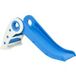 Toboggan enfant pliable 3 à 6 ans usage intérieur extérieur dim. 120l x 50l x 56h cm HDPE bleu
