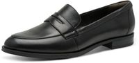 Tamaris - Dames - Loafers - Zwart - Leer - Maat 37