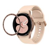 Strap-it bezel ring tijd - cherry goud - Geschikt voor Samsung Galaxy Watch 4 40mm