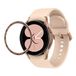 Strap-it bezel ring tijd - cherry goud - Geschikt voor Samsung Galaxy Watch 4 40mm