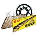 Kettingset DID Kettingset staal 530VX3 / 108 klinkslot voor Honda CB F Bol d´Or 750 cc Bj. 1980-1982