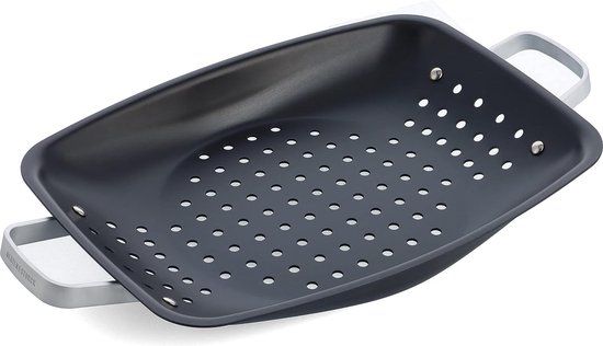 BBQ Braadpan van Koolstofstaal - 30x35cm - Zwart