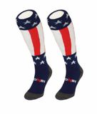 Hingly USA Lange sportsokken, Hockeysokken, Voetbalsokken Maat 31-35