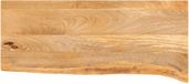 vidaXL Tafelblad met natuurlijke rand 70x30x2,5 cm massief mangohout