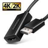 Axagon RVD-HI20N câble vidéo adaptateur 0,15 m DisplayPort HDMI Noir