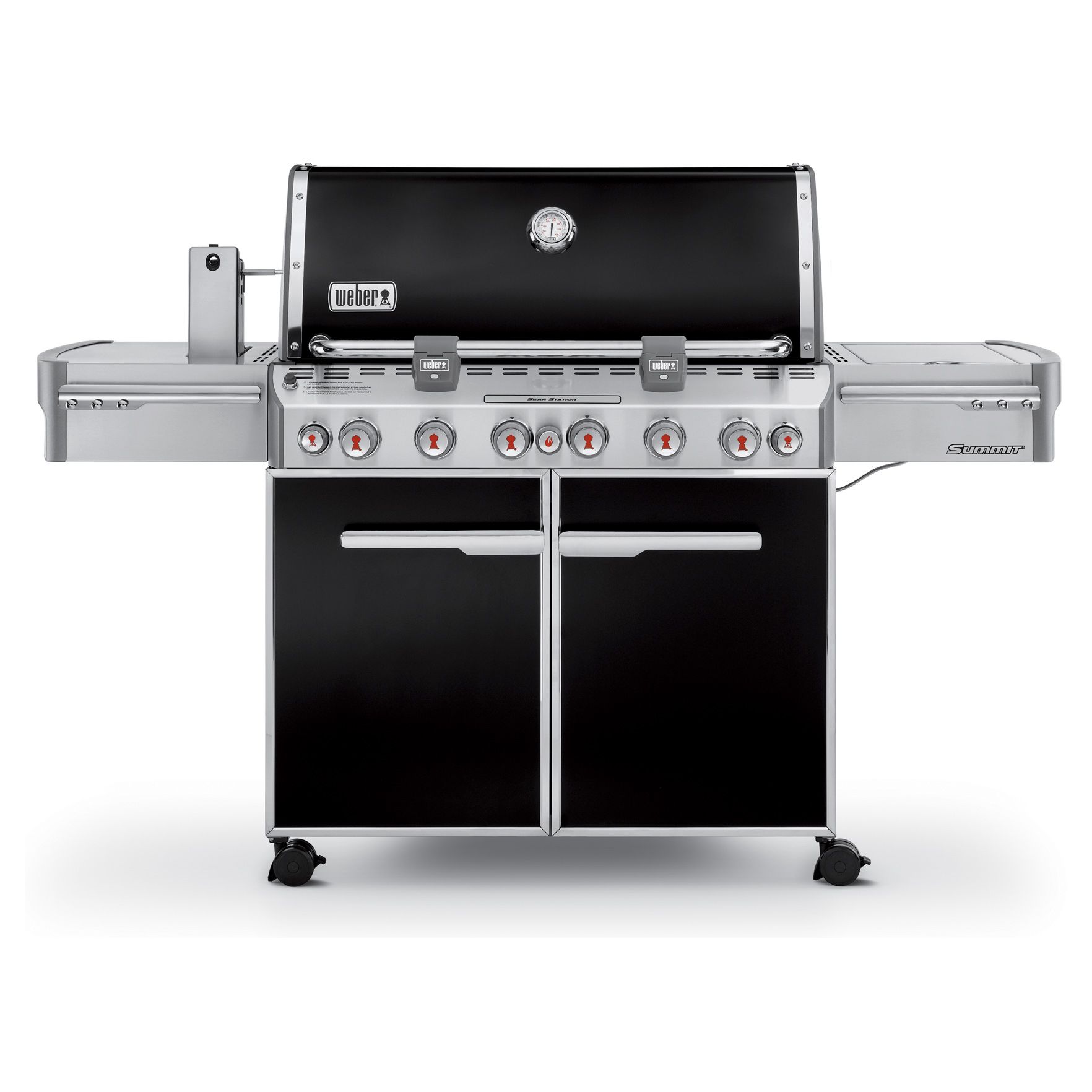 Weber Summit E-670 Gas Barbecue - Zwart - 6 Branders