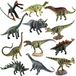 Figurine de dinosaure - 12 pièces - Figurines de collection - Mini format