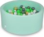 Mimii piscine à balles 90x40cm menthe