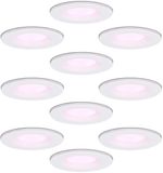 HOFTRONIC SMART HOFTRONIC - 10x Venezia Slimme Spotjes Wit - RGBWW - IP65 - 6 Watt