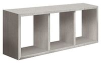 Homemania Tristano Wandrek, voor woonkamer, slaapkamer, kantoor, MDF, eiken, grijs, 70 x 30 x 15,5 cm