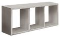 Homemania Tristano Wandrek, voor woonkamer, slaapkamer, kantoor, MDF, eiken, grijs, 70 x 30 x 15,5 cm