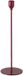 Boltze Home bougeoir fer malte 10x32.5cm rouge foncé