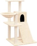 vidaXL Kattenmeubel met sisal krabpalen 82 cm crèmekleurig