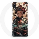 Maniacase Etui voor Huawei P20 Lite Demon Slayer Tanjiro Anime Manga