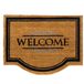Merkloos Hamat Deurmat Welcome 60 x 80 cm - Kokosmat - Naturel