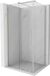Mexen Velar cabine de douche coulissante 130 x 80 cm, transparent, nickel brossé