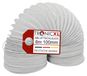 Merkloos PVC Afvoerslang Ø 100 mm 6 Meter voor Droger en Airconditioning