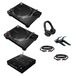 Pioneer DJ PLX-500 platine vinyle set de démarrage avec table de mixage Pioneer DJ DJM-A9