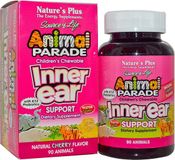 Nature's Plus Nature's Plus Children's Chewable Inner Ear Support, Natural Cherry Flavor (90 Animals)