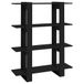 VidaXL Boekenkast/kamerscherm - Zwart - 100x30x123,5 cm