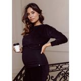 LOVE2WAIT zwangerschaps sweater - zwart