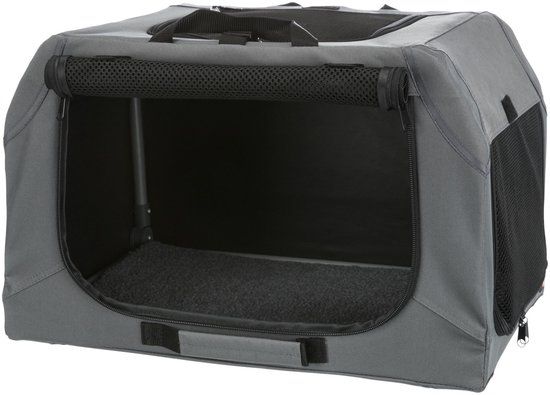 TRIXIE Soft Kennel Easy Reisbench Grijs 71x51x49 cm