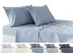 Todocama 4-delige beddengoedset, hoeslaken, 2 kussenslopen, 50 x 80 cm, voor bedden met 135 x 135 x 190/200 cm, lichtblauw